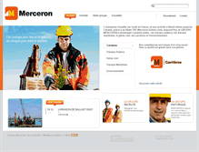 Tablet Screenshot of merceron.com